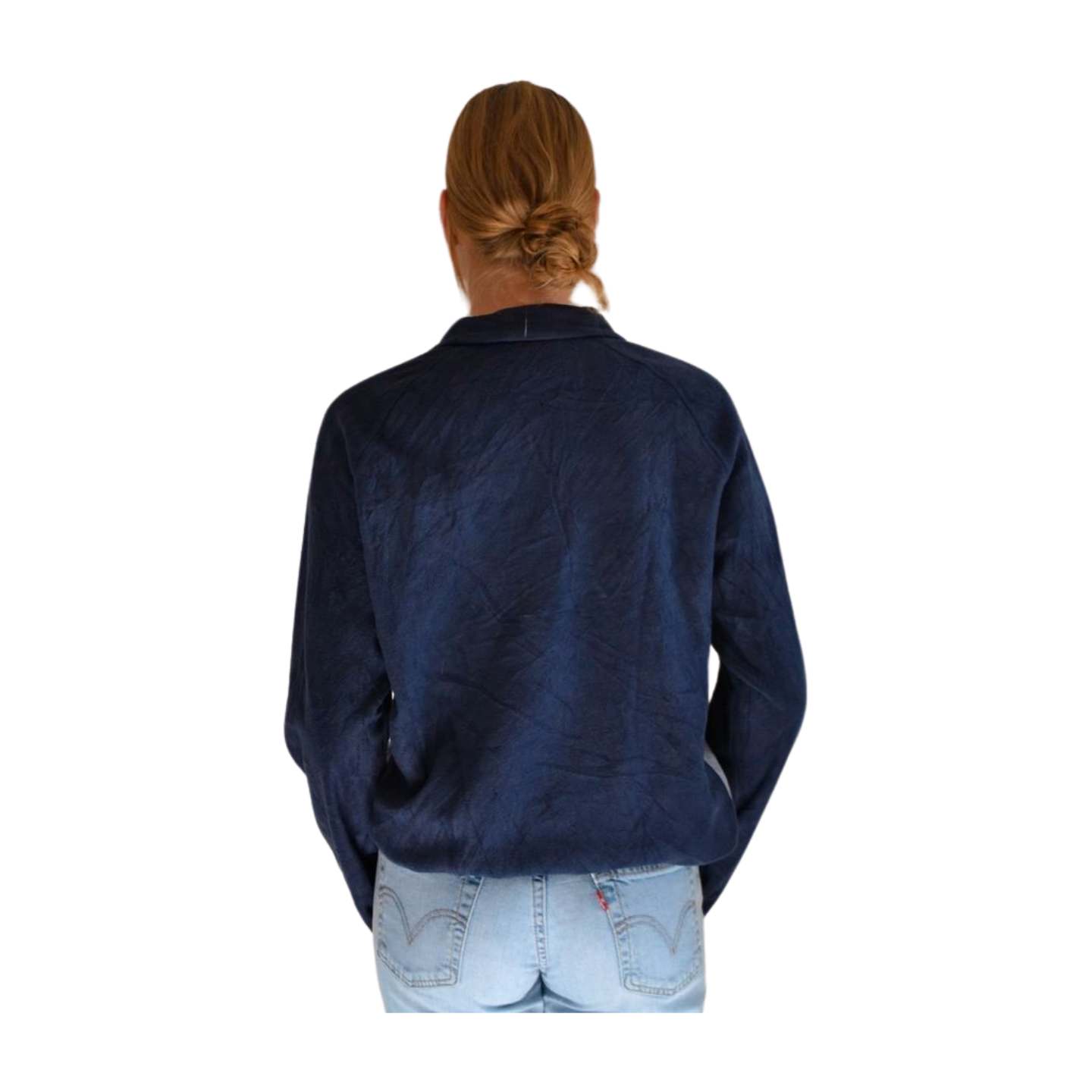 Navy And Grey Quarter Zip - HOD VINTAGE